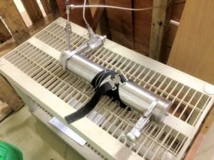 here's our largest H2 purifier being burst-pressure tested