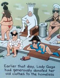 Do you think Lady Gaga finds her stuff comfortable?