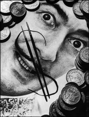 Dali and his mustache agree, they love art for art's sake.