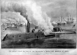 By 1863 Ericsson was turning out two of these Monitor-type sips per month, enough to keep the British from any major port in America