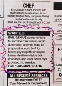 Your chance of surviving as a minion is low; your chance as master is lower.