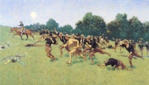 Roosevelt and the charge up Kettle Hill, Frederick Remington