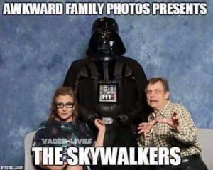 This is a meme on Facebook, don't know who did it, but clearly relevant to Star Wars 7.