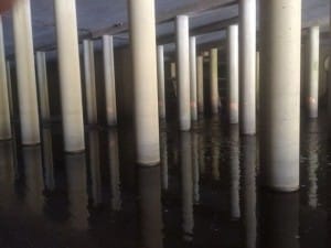 GWKuhn outflow point. During a storm this outflow is filled to the roof.