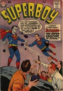 Bizarro Superman is hated on earth for no reason, just as normal superman is loved for no reason. There is a morality lesson here. 