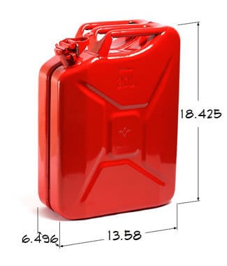 The original, German "Jerry" can. It was designed at the beginning of WWII to help the Germans to overrun Europe.