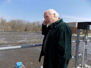Bob Martin by the South Lyon, MI, Activated Sludge reactor