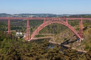 Eiffel railroad bridge, still in use