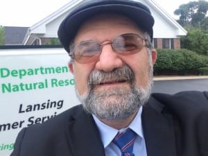 Me, visiting the DNR to talk beavers